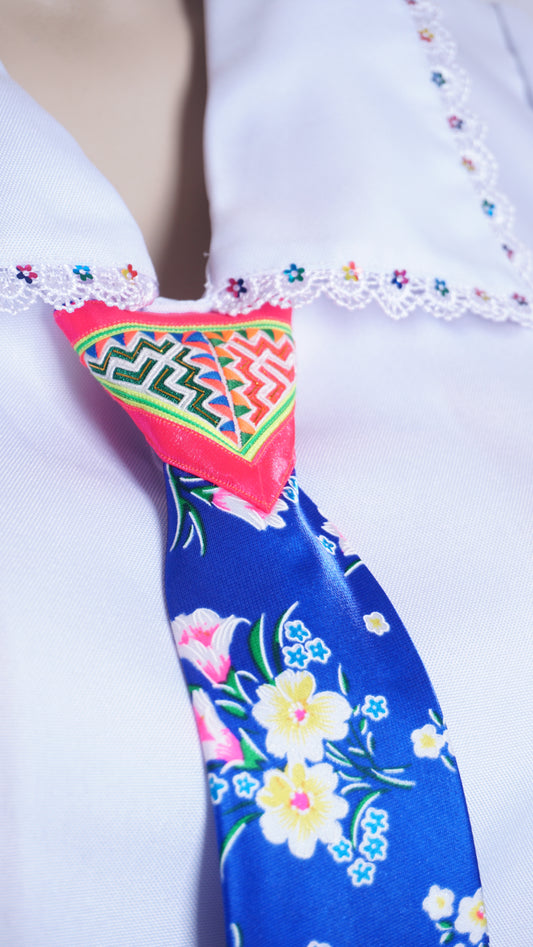 Women Blue Tie