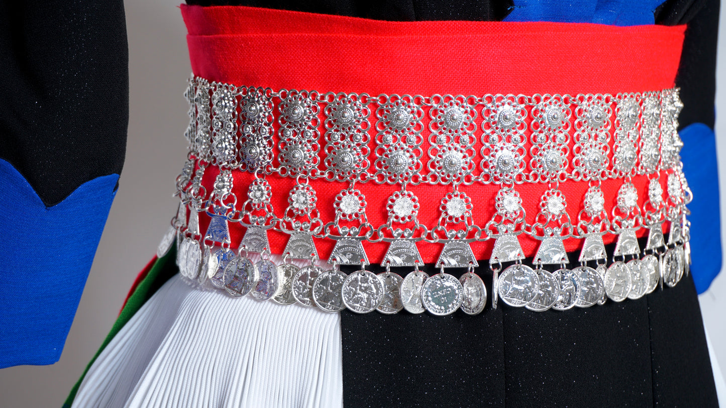 Double Coin Chain Belt (38")