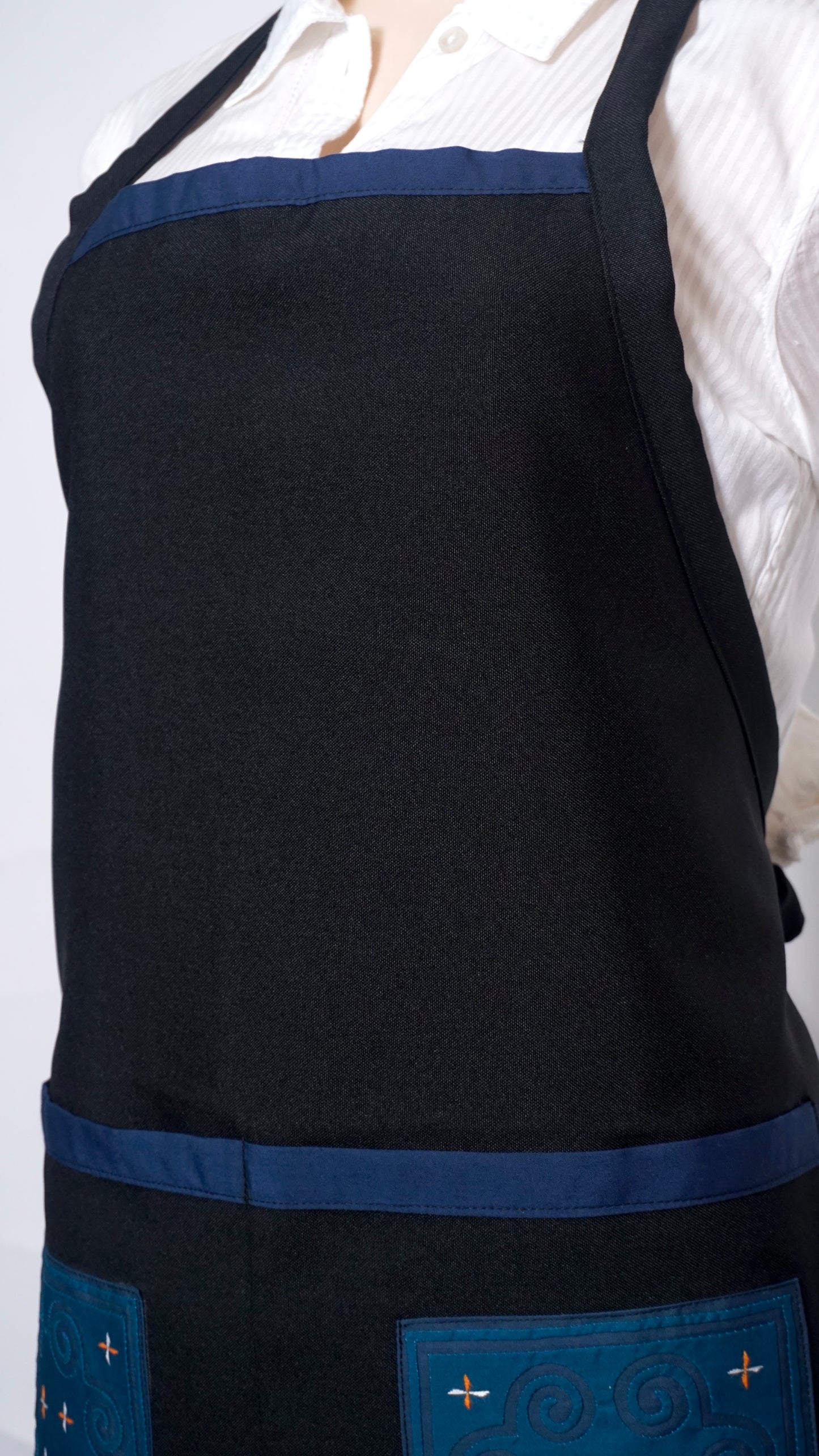 Navy Blue/ Teal Apron