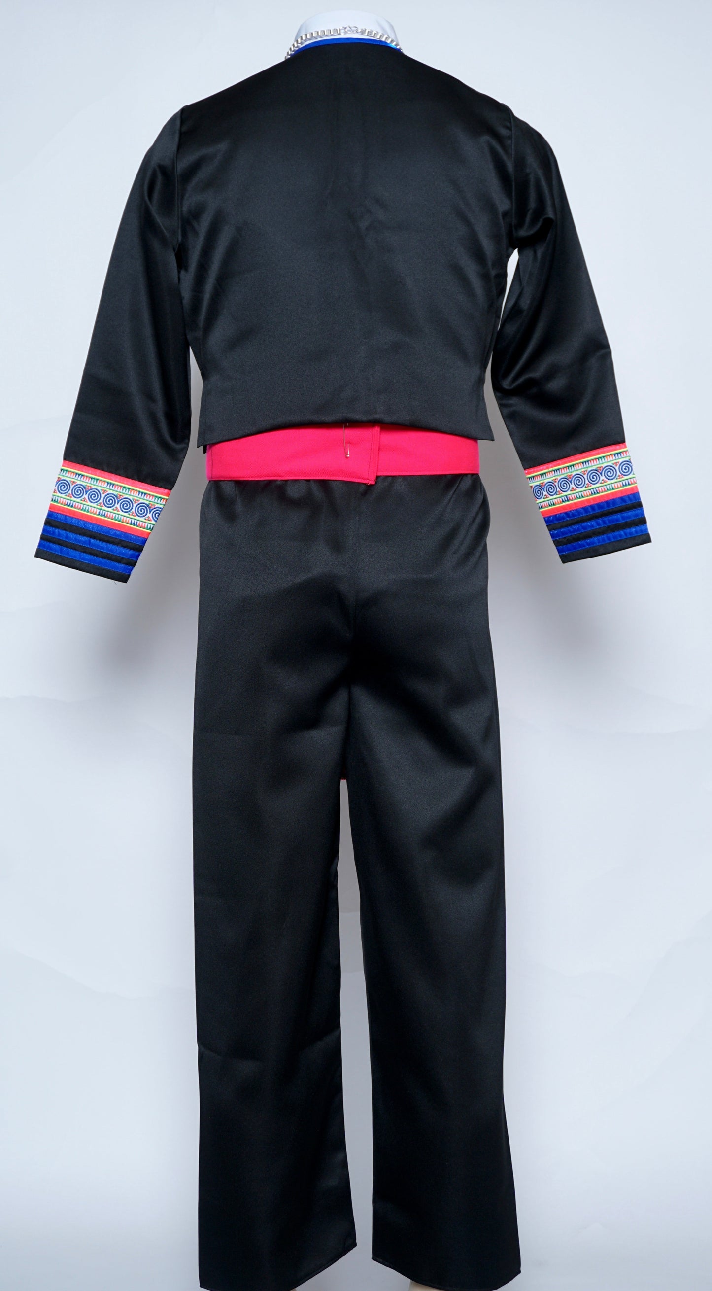 Men Hmong Txaij Set-Pink Trim