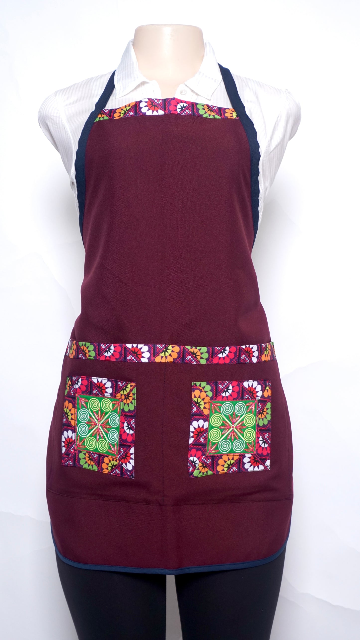 Apron-Burgundy