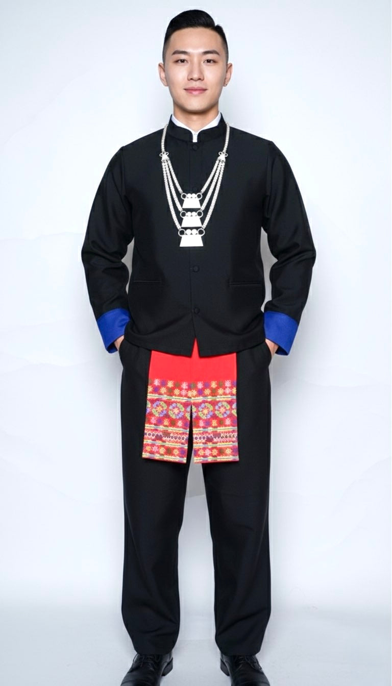Men Hmong Xeev Set – Hmong Custom Clothes