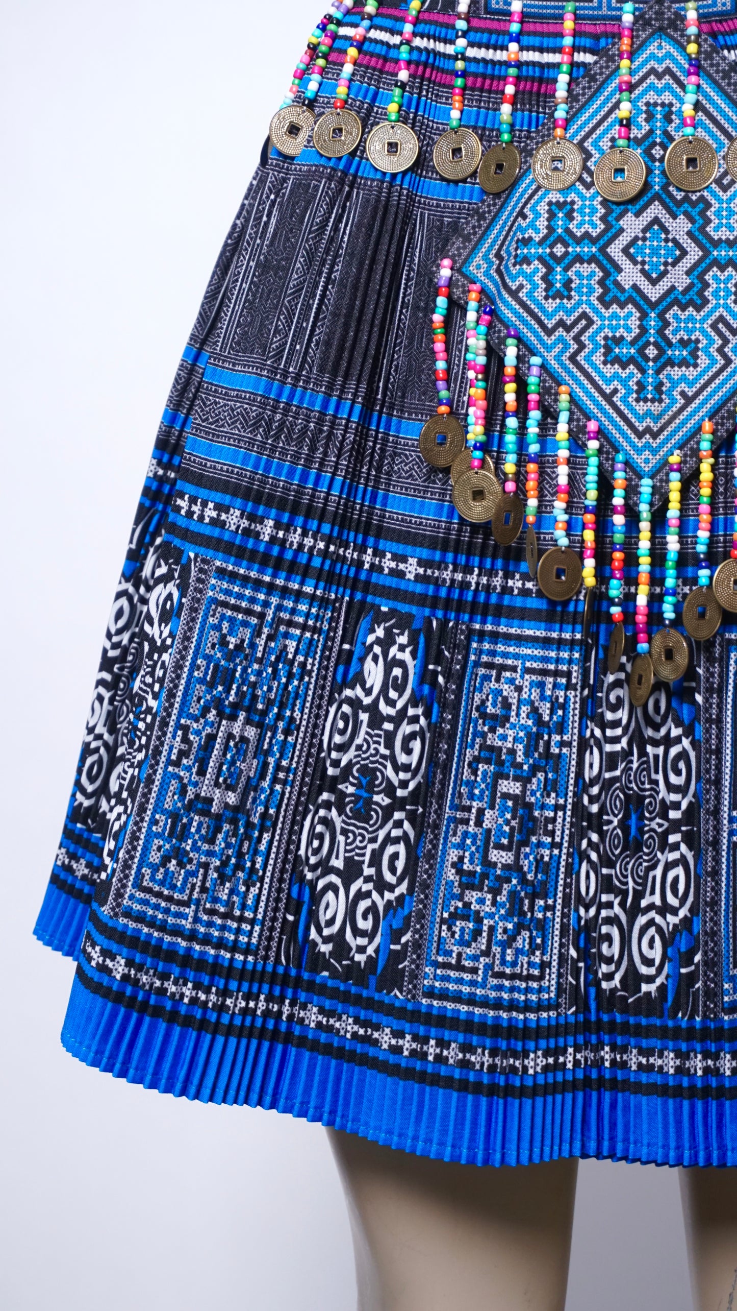 Printed Skirt Blue