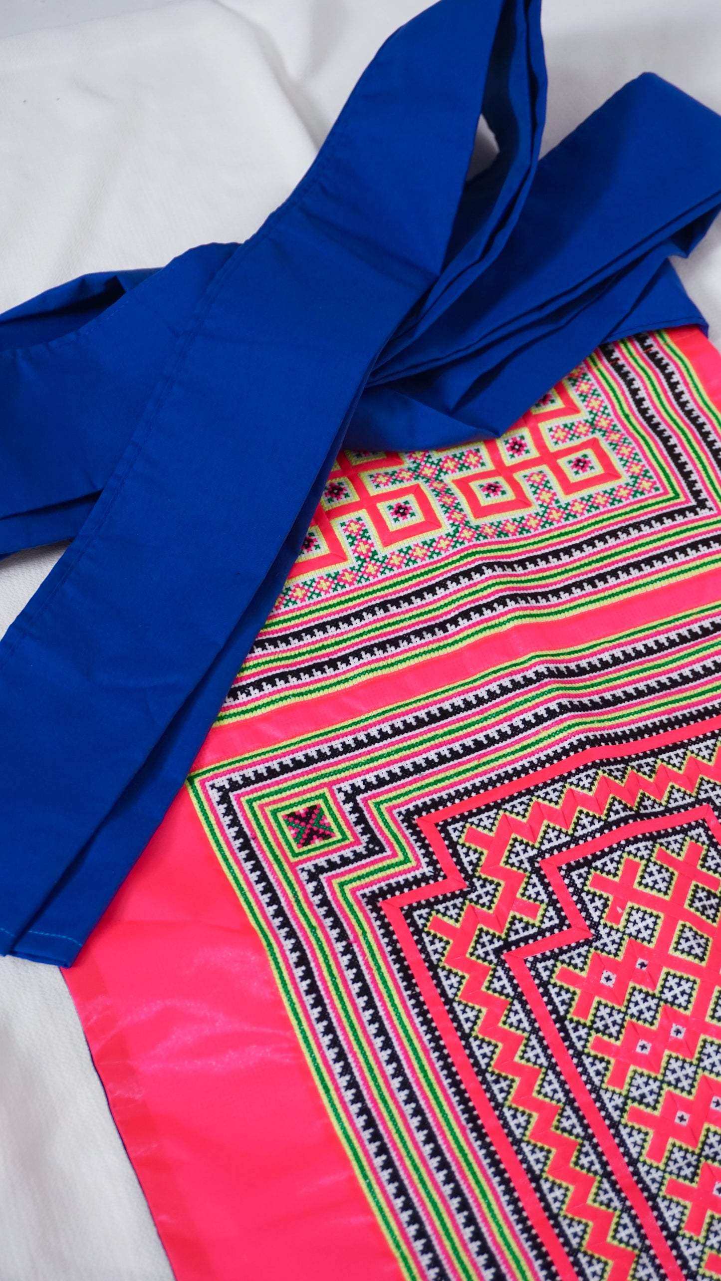 Handmade Hmong Baby Carrier- Pink