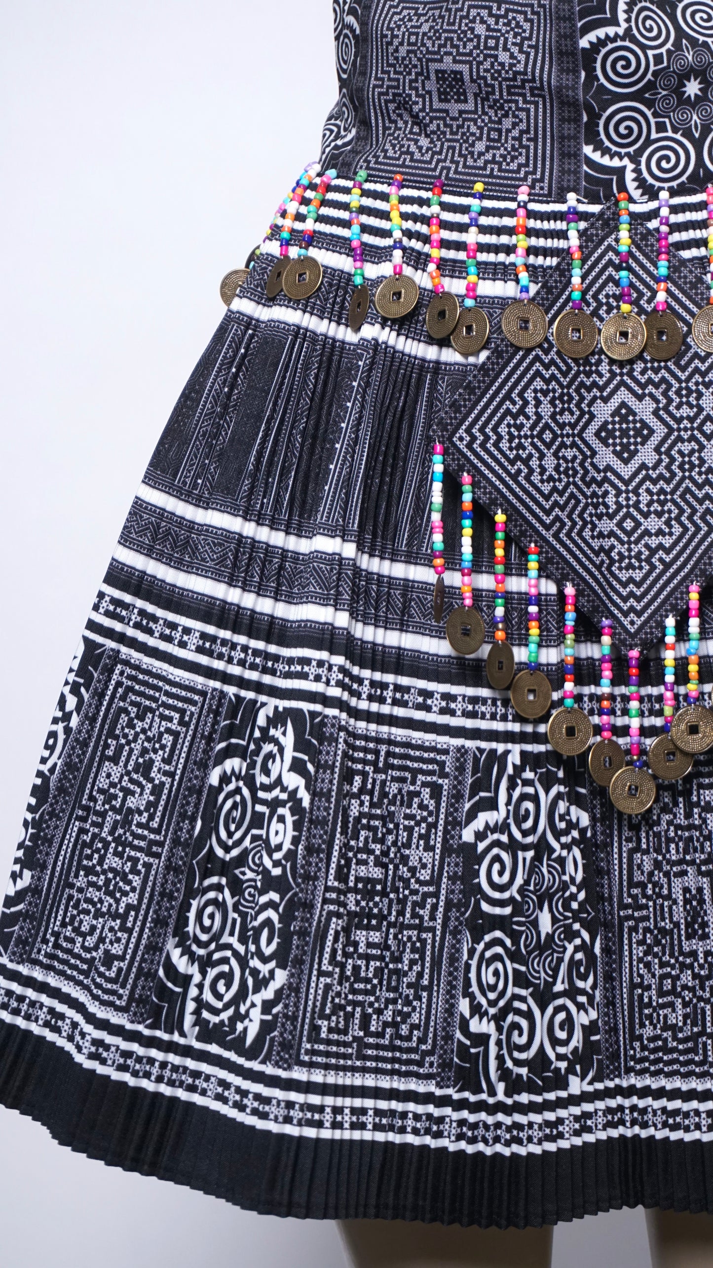Printed Skirt Black