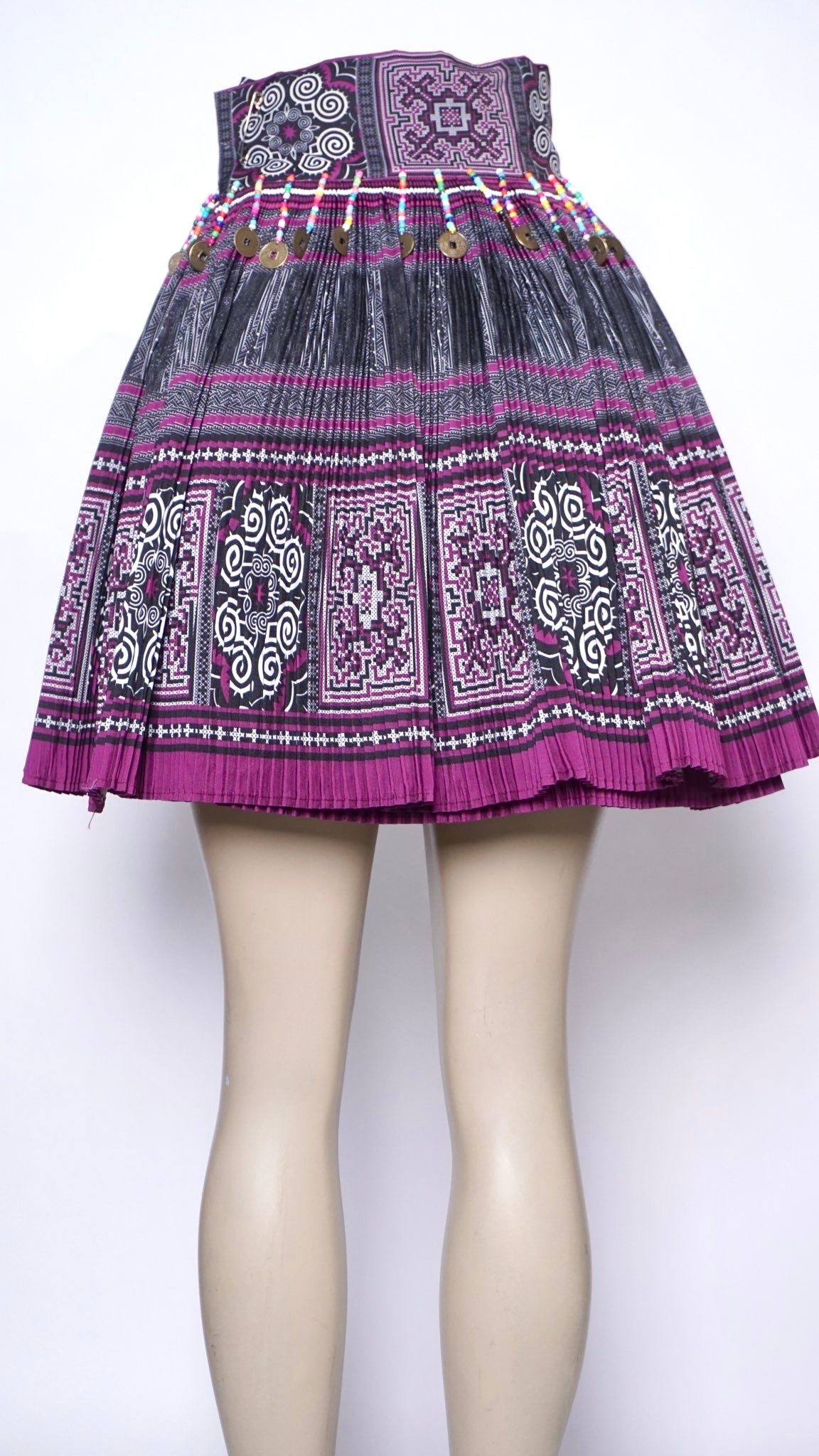 Printed Skirt Purple