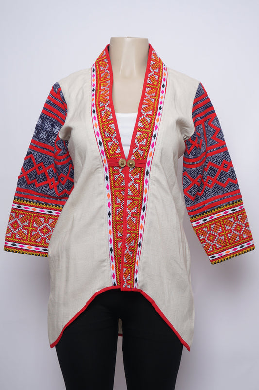 Hill Tribe High-Low Cardigan