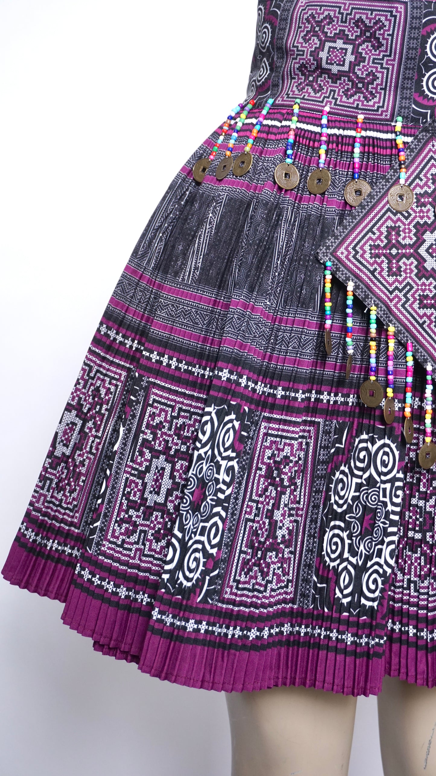 Printed Skirt Purple