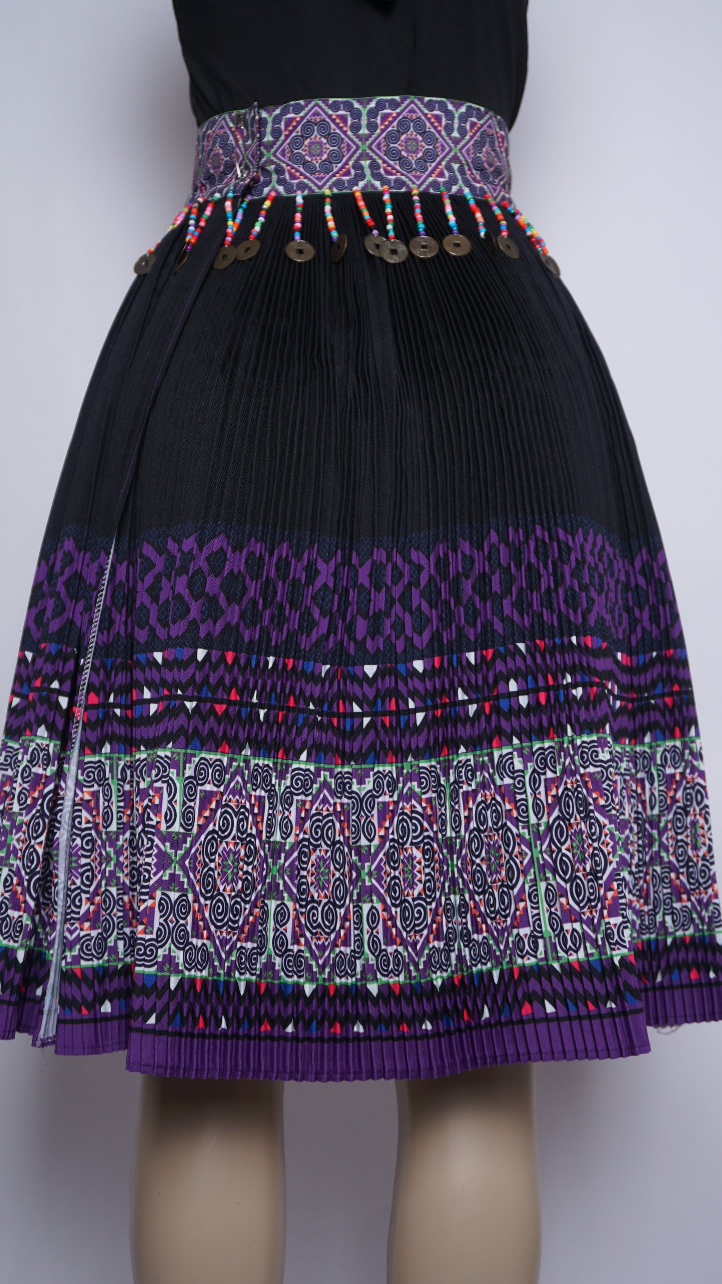 Printed Skirt Purple