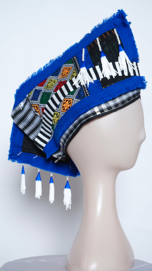 Royal Blue Rooster Hat