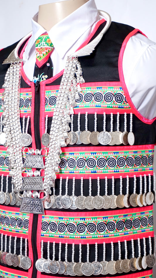 Machine Sew Money Vest-Pink