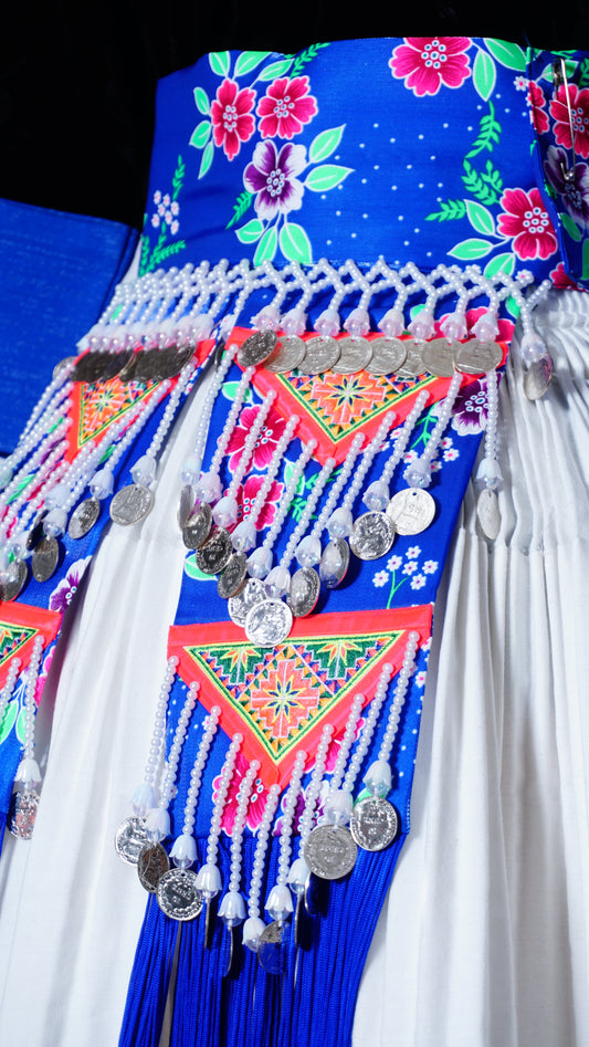 Blue Floral Hlab Siv Money-Diamond