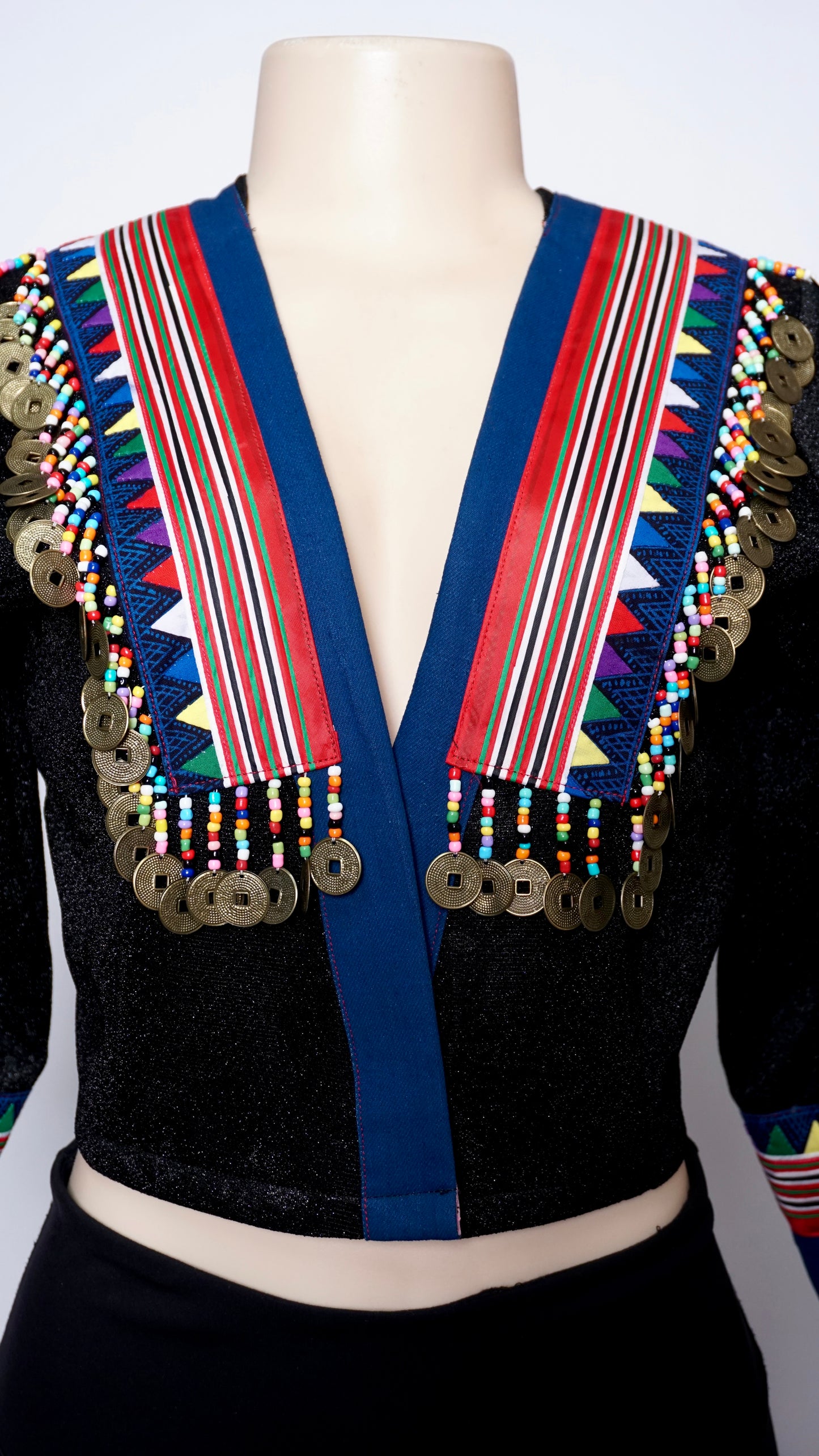 (NEW) Hmong Hill Tribe Crop Top (36")