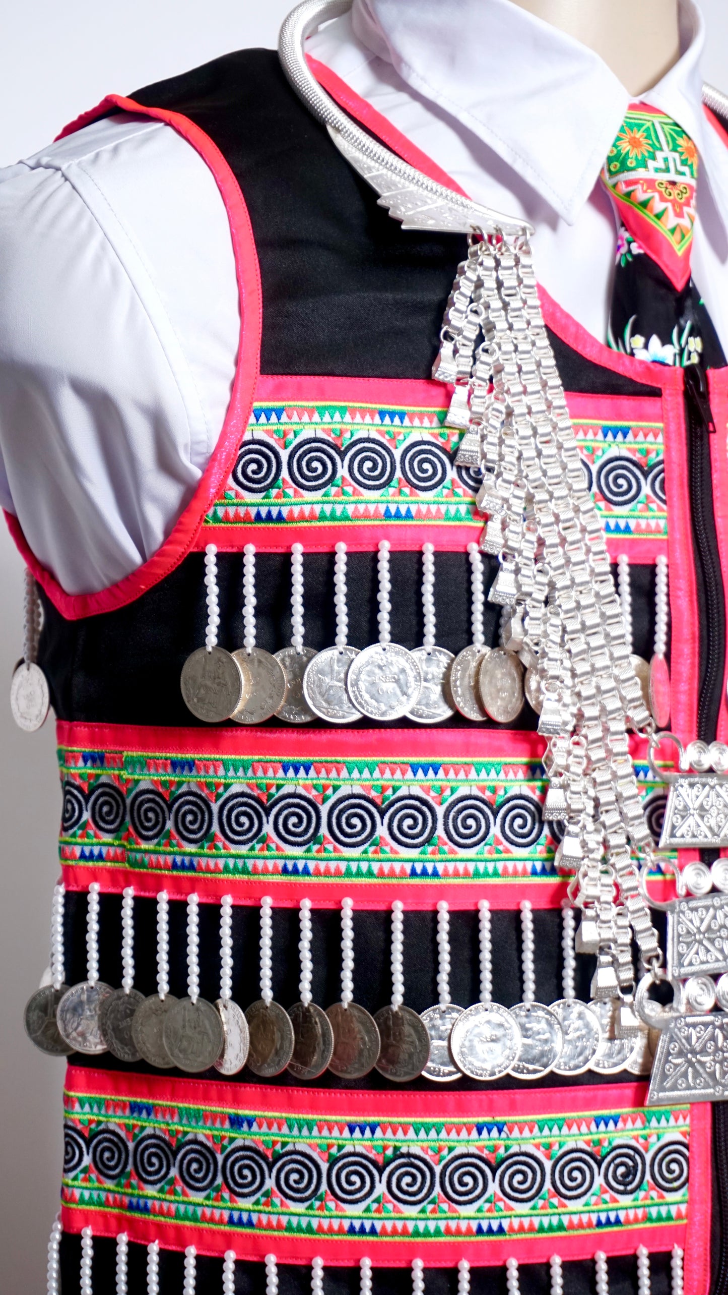 Machine Sew Money Vest-Pink