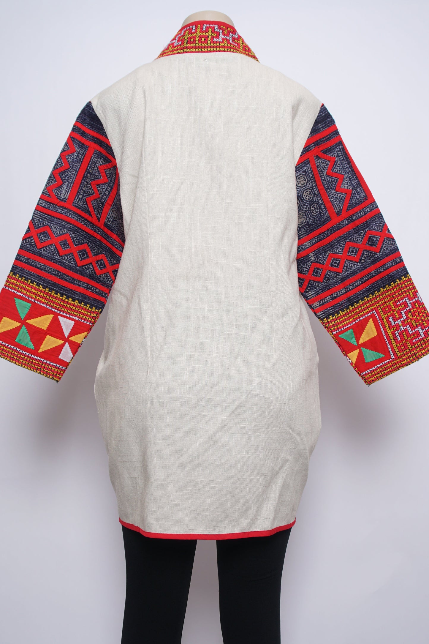Hill Tribe High-Low Cardigan (44")
