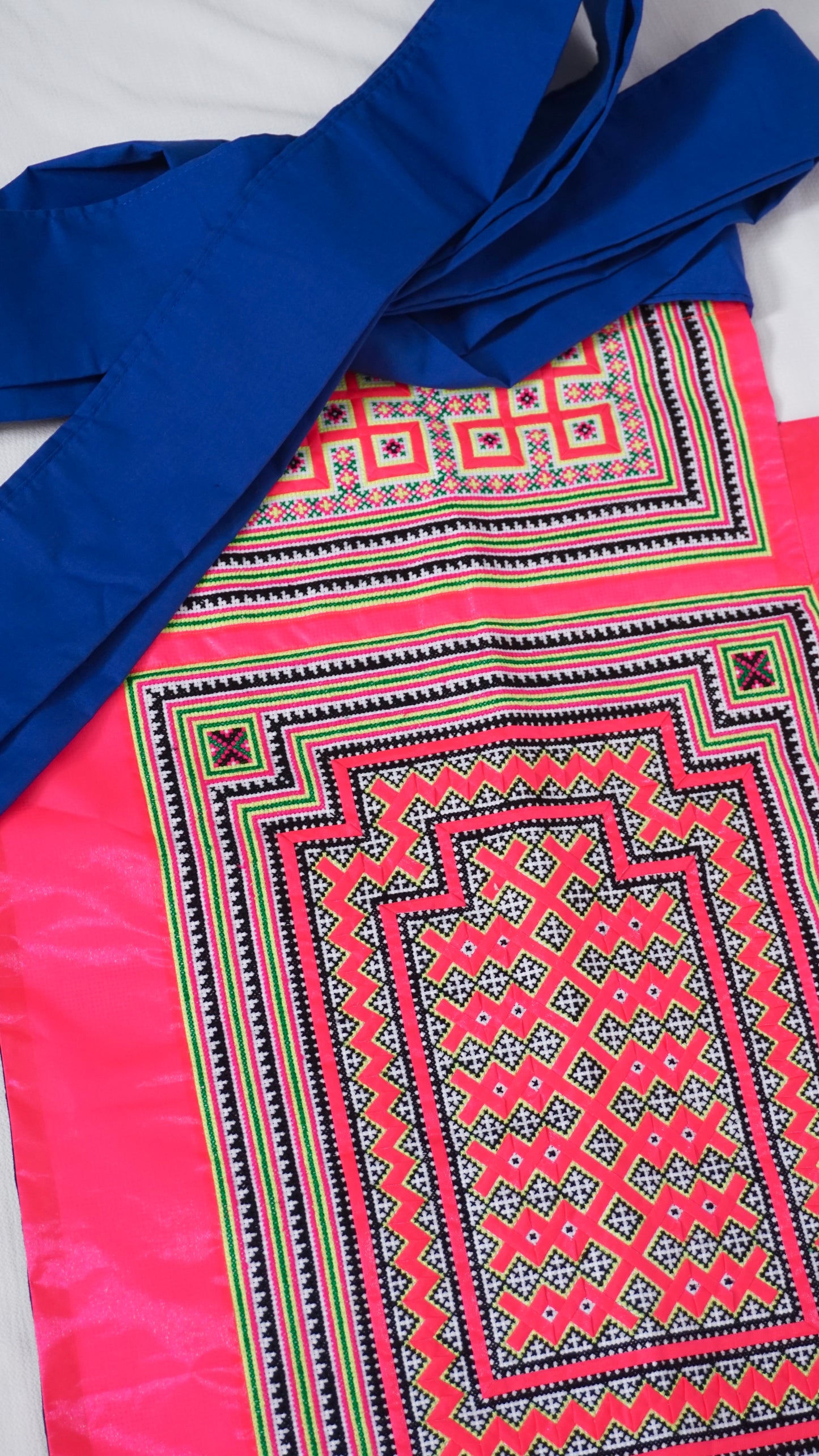 Handmade Hmong Baby Carrier- Pink