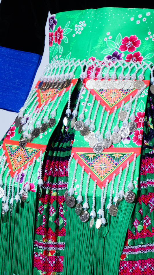 Green Floral Hlab Siv Money