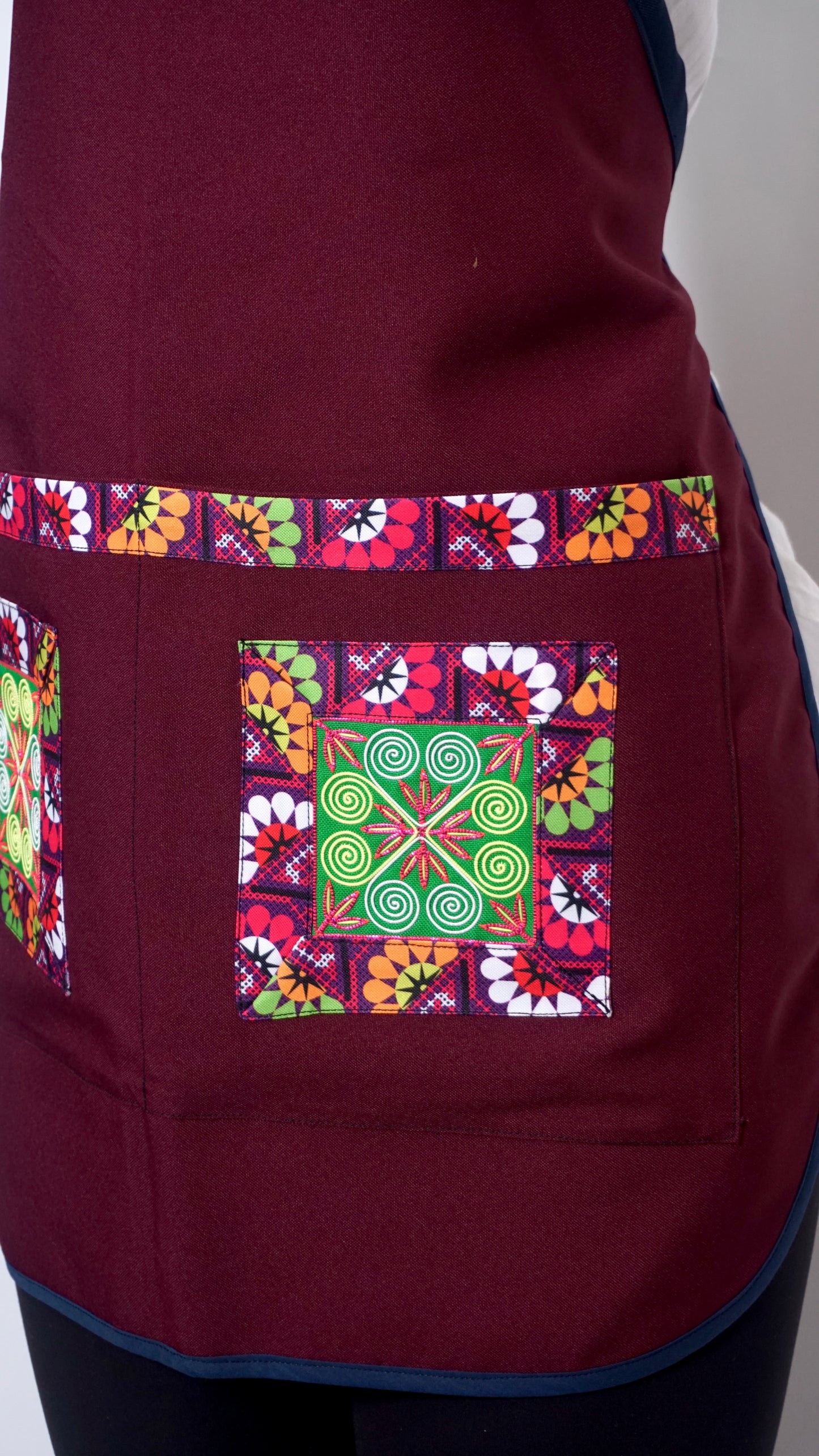 Apron-Burgundy
