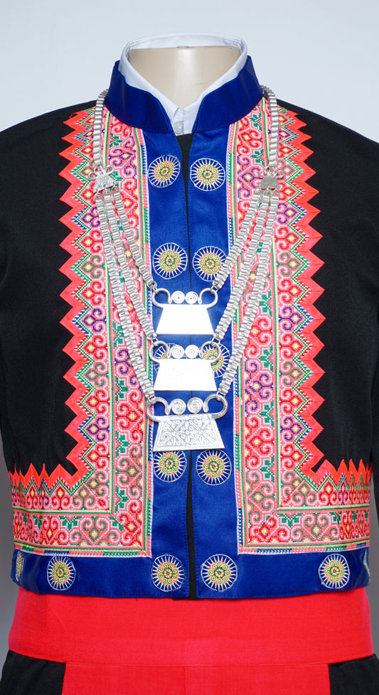 Men Pajntaub Tawm Laug Set-Yellow (34")