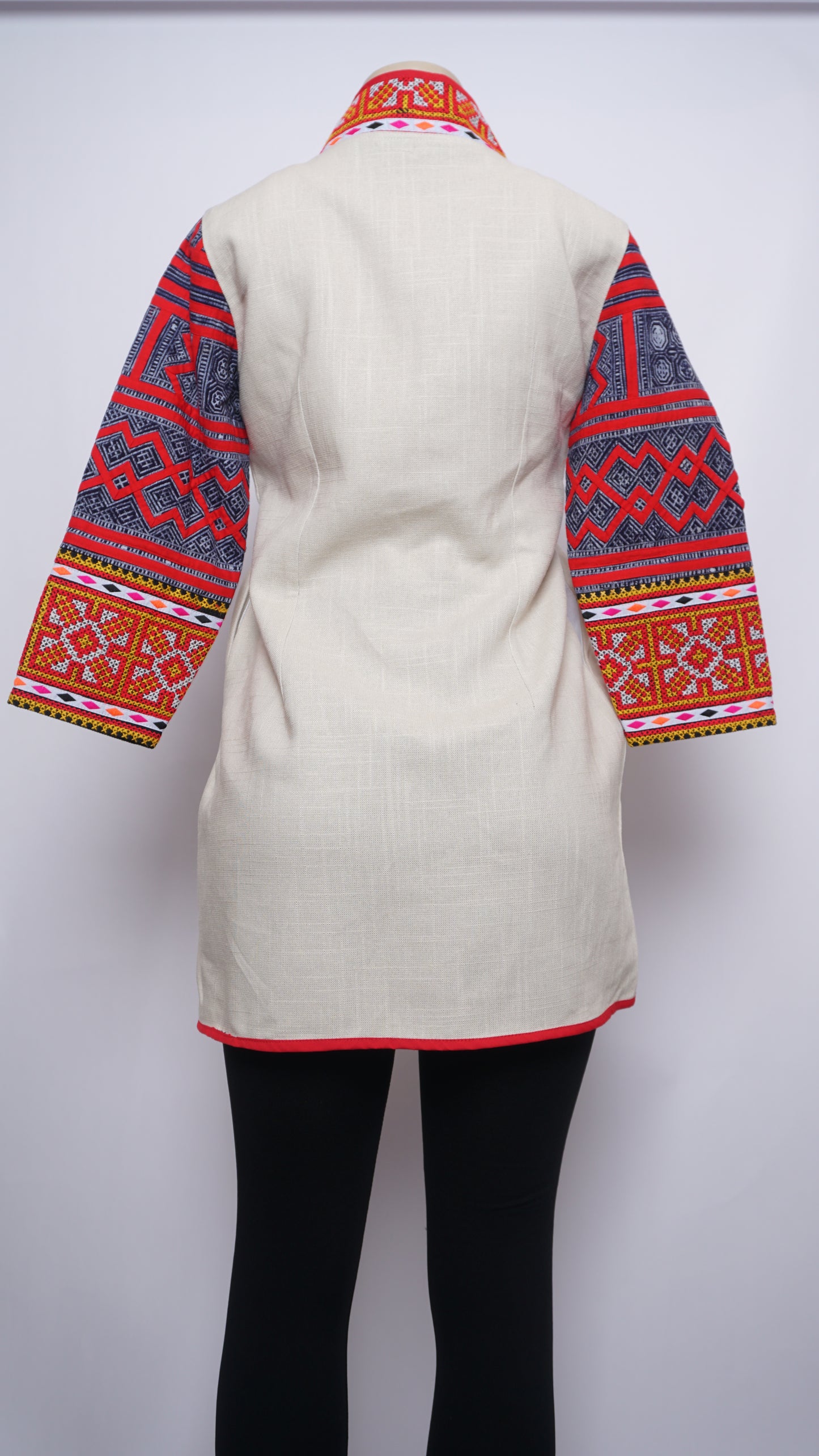 Hill Tribe High-Low Cardigan (38")
