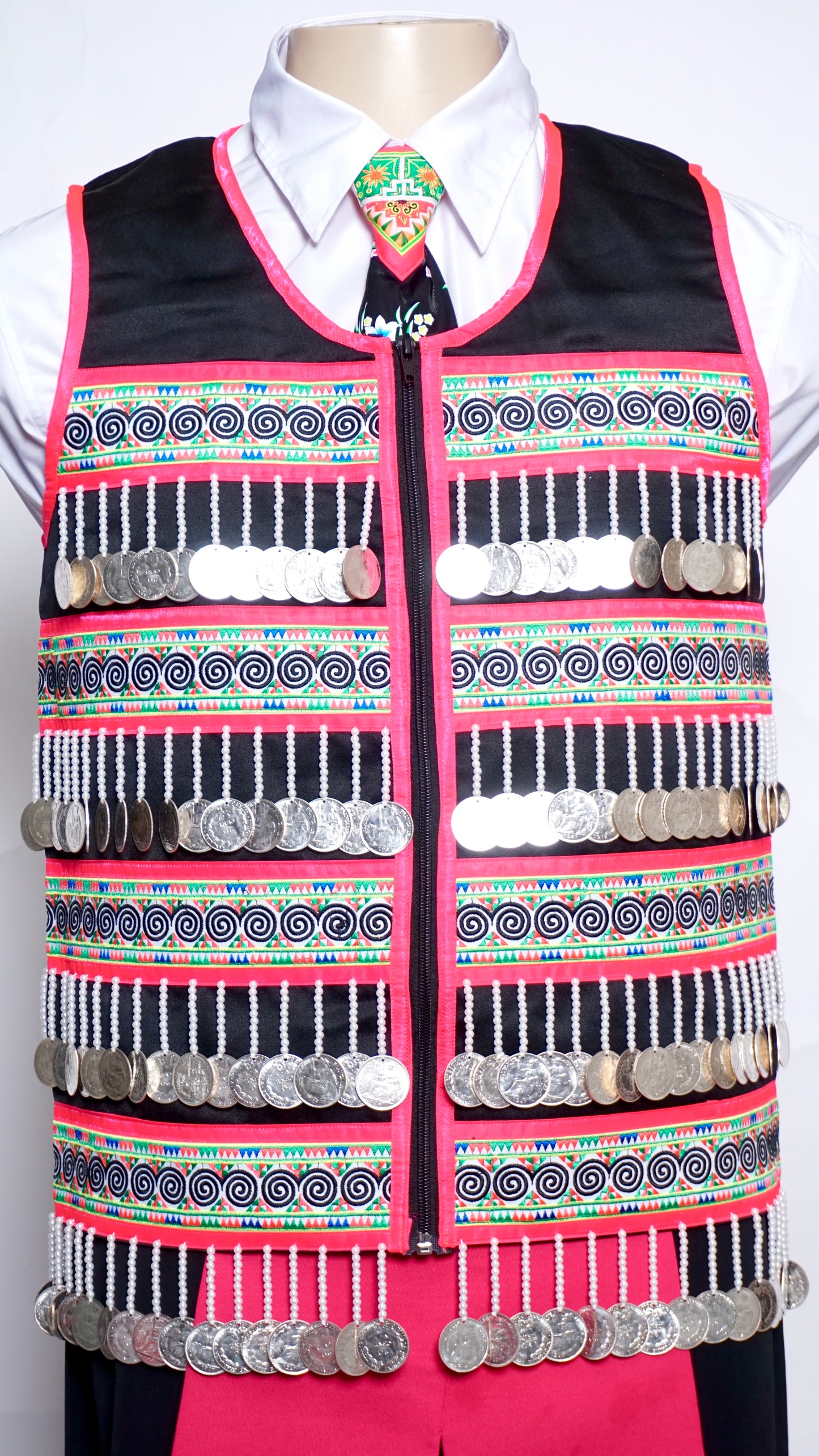 Machine Sew Money Vest-Pink