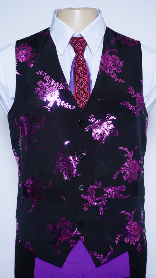 Men's Purple Qwj Tie