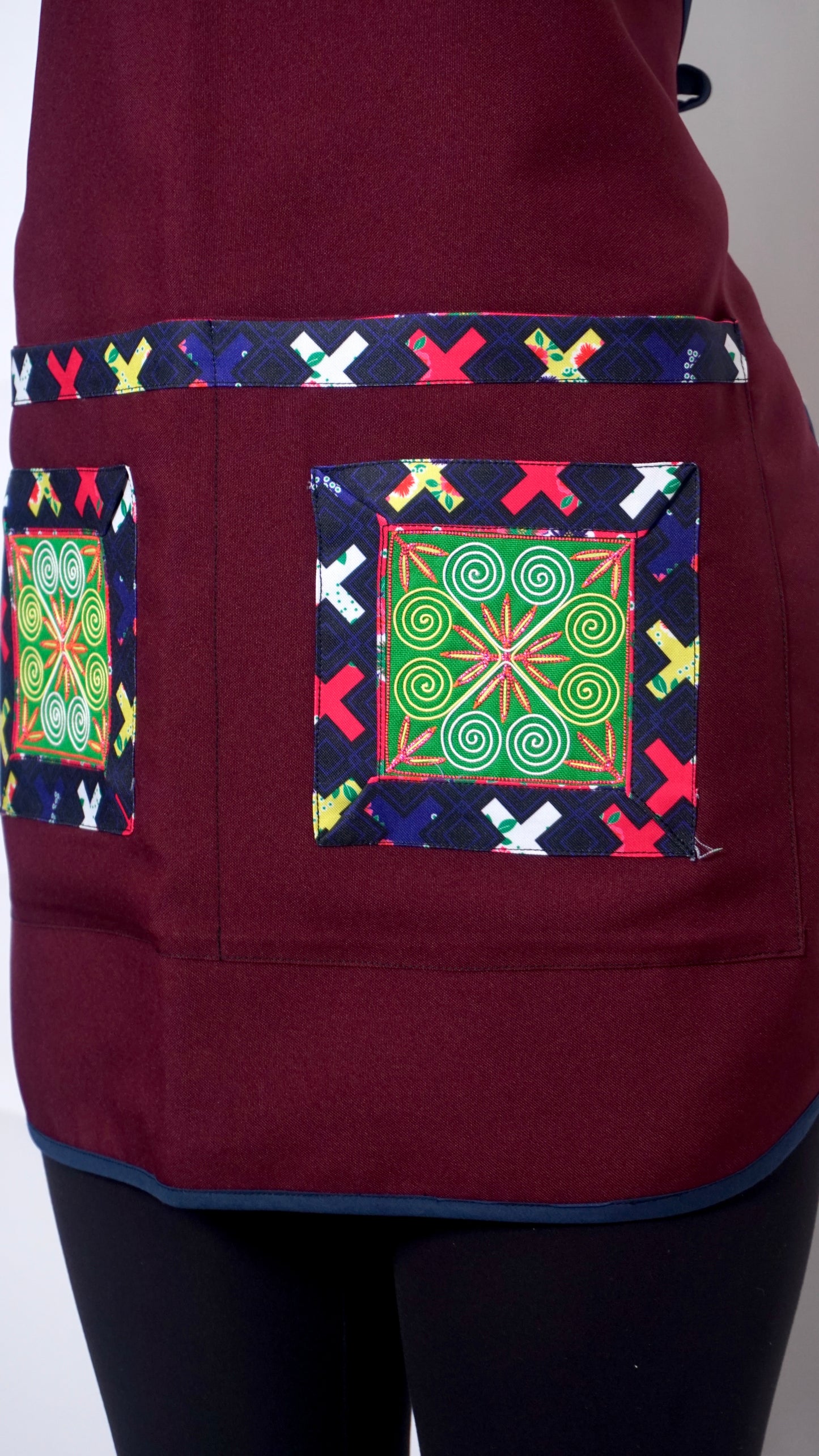 Apron-Burgundy