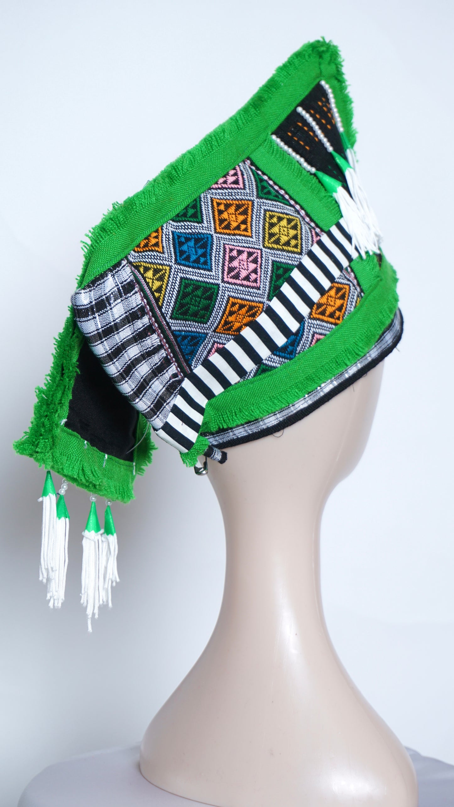 Green Rooster Hat