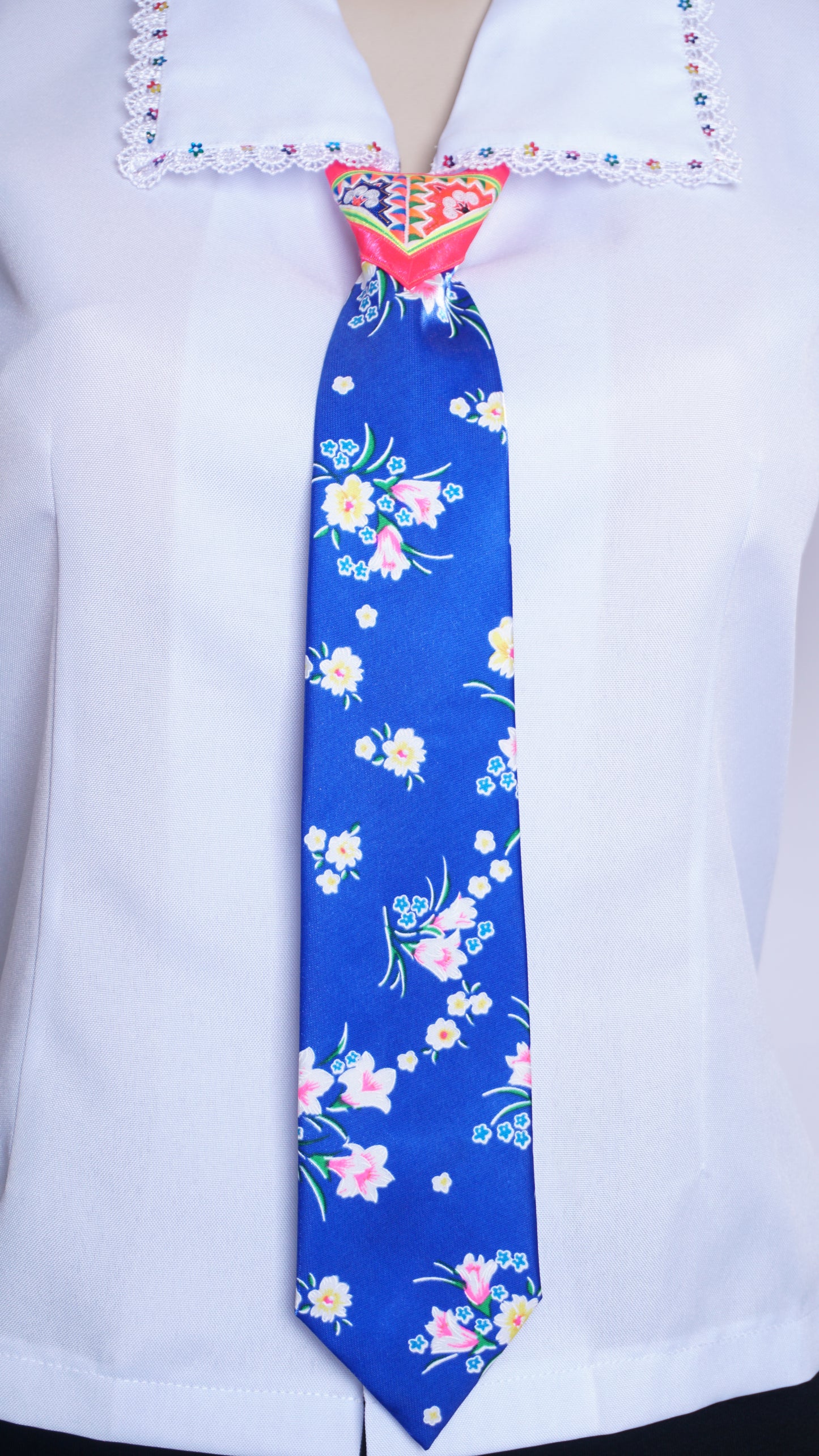 Women Blue Tie