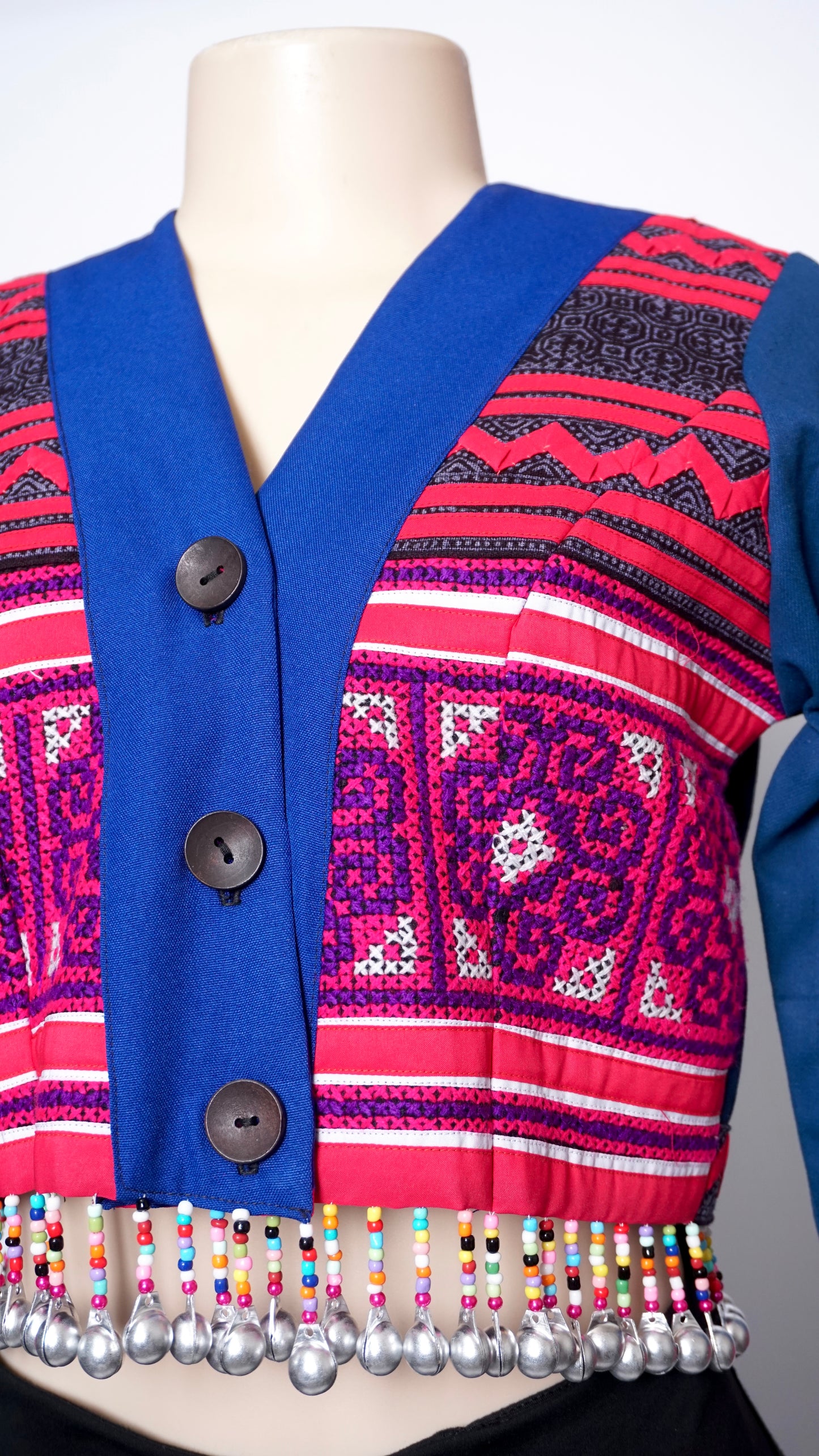(NEW) Hmong Hill Tribe Crop Top (38")