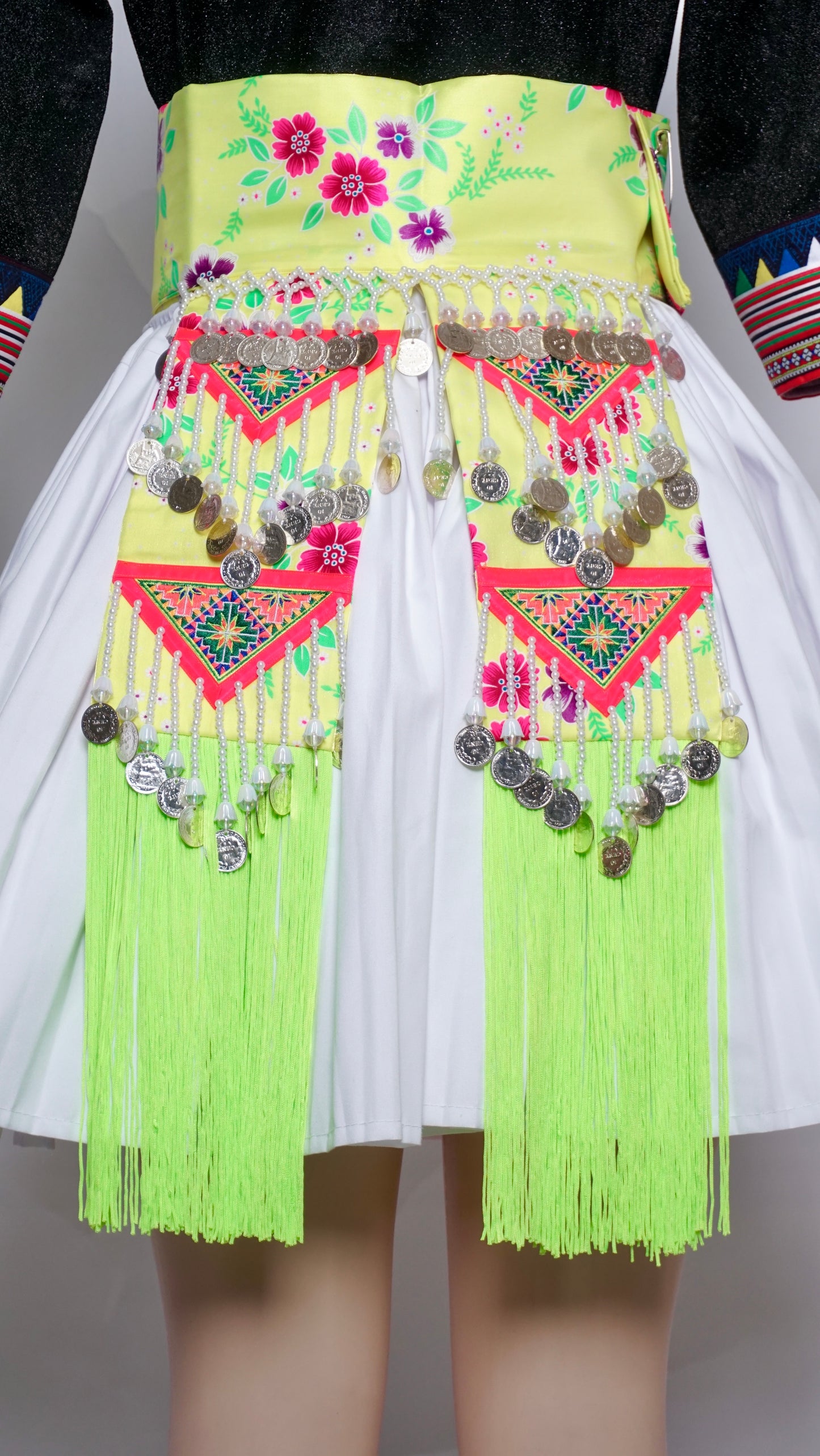 Neon Yellow Floral Hlab Siv Money- Diamond