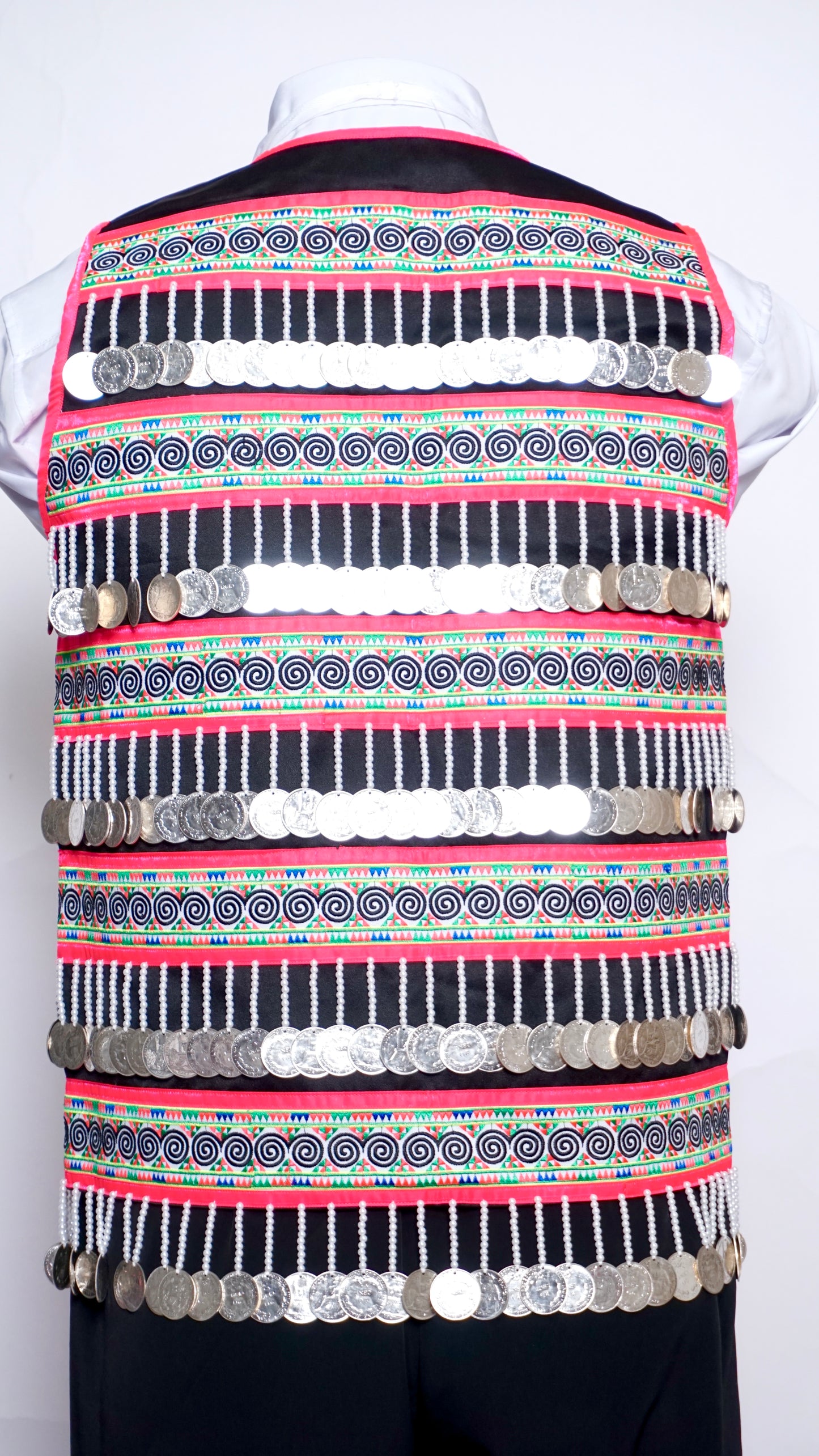 Machine Sew Money Vest-Pink