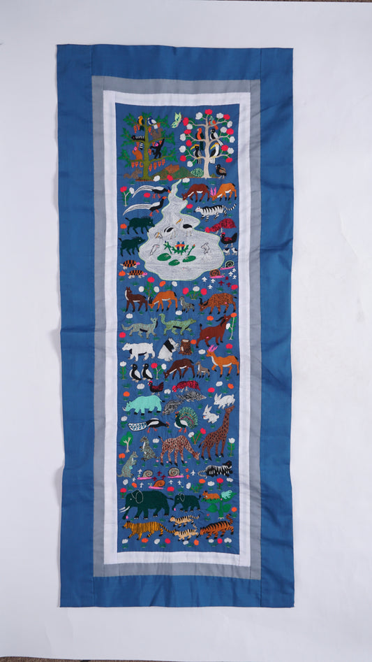 Wildlife Jungle Hmong Story Cloth