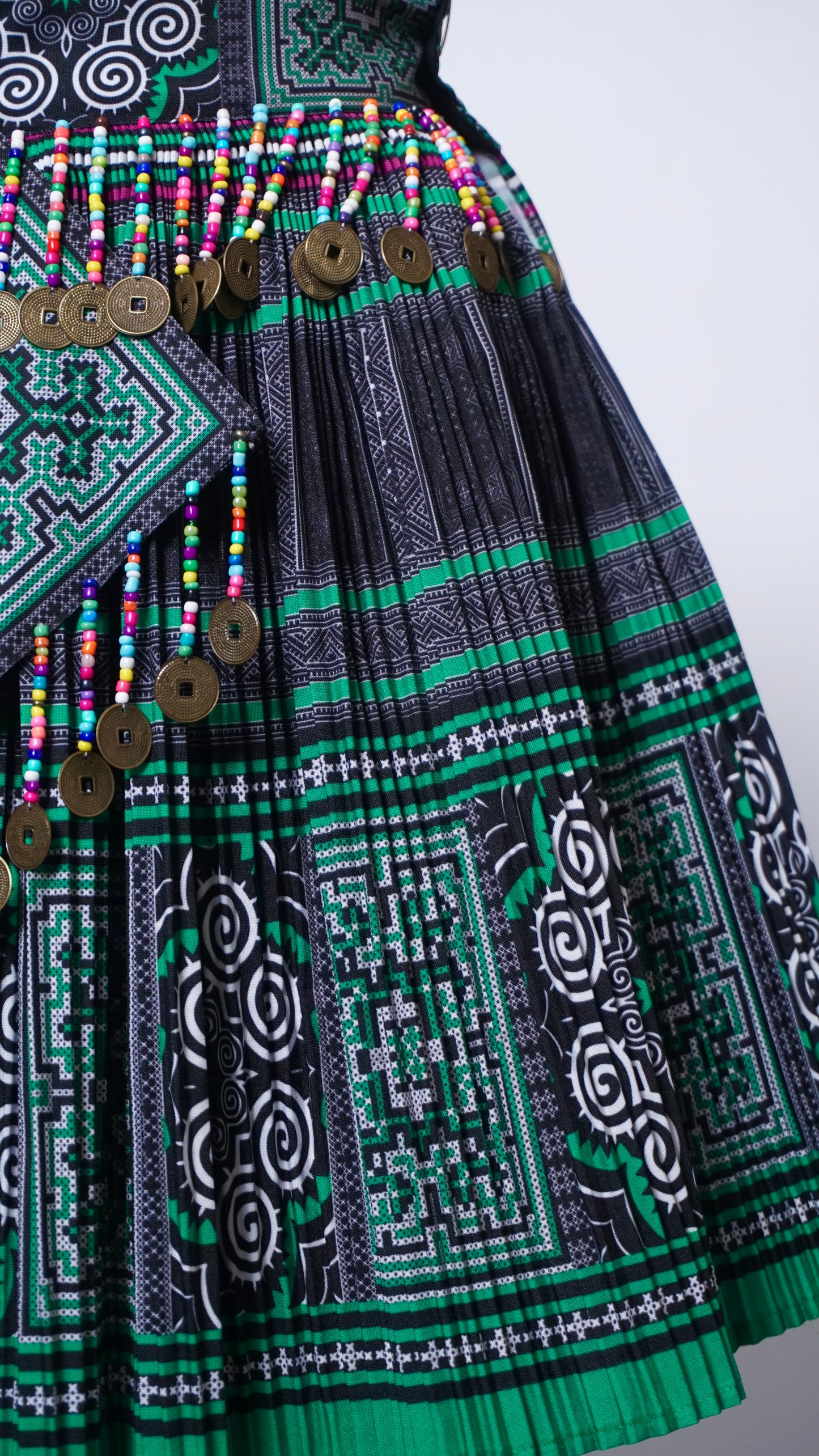 Printed Skirt Green