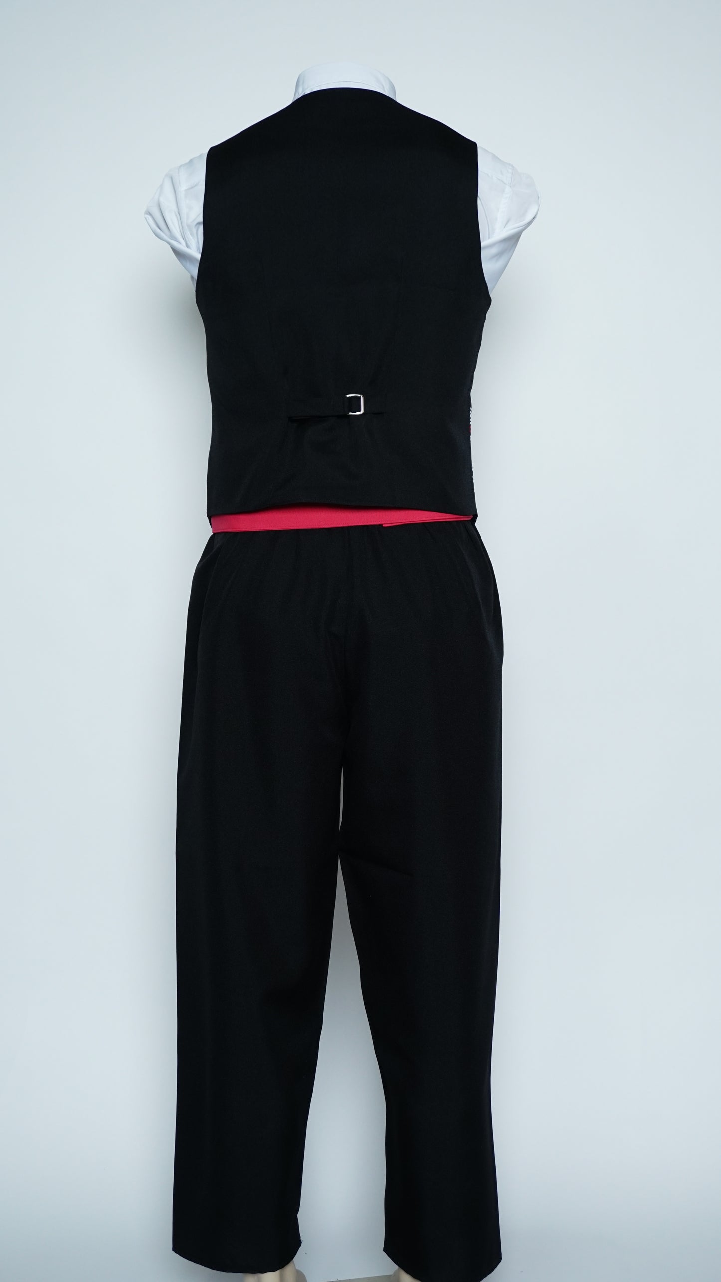 Printed Black Qwj Vest