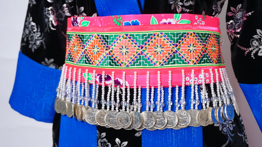 Pink Floral Hlab Siv Money- Daimond (48")