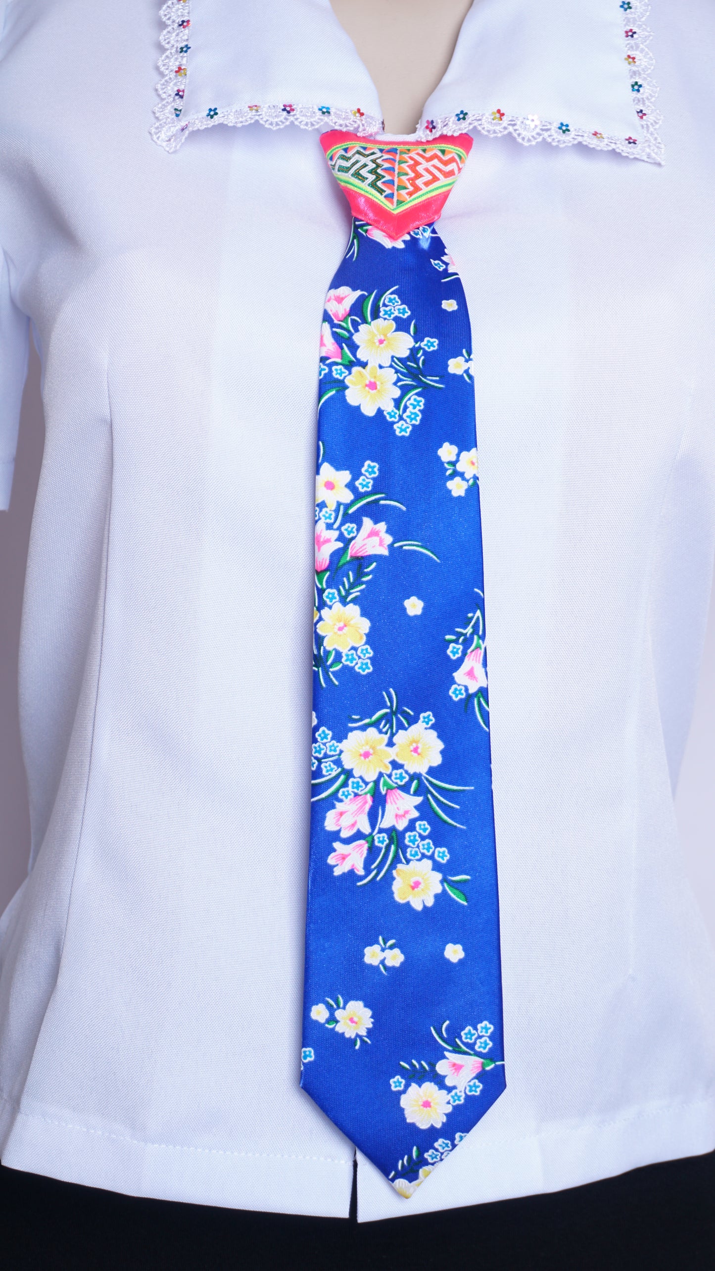 Women Blue Tie