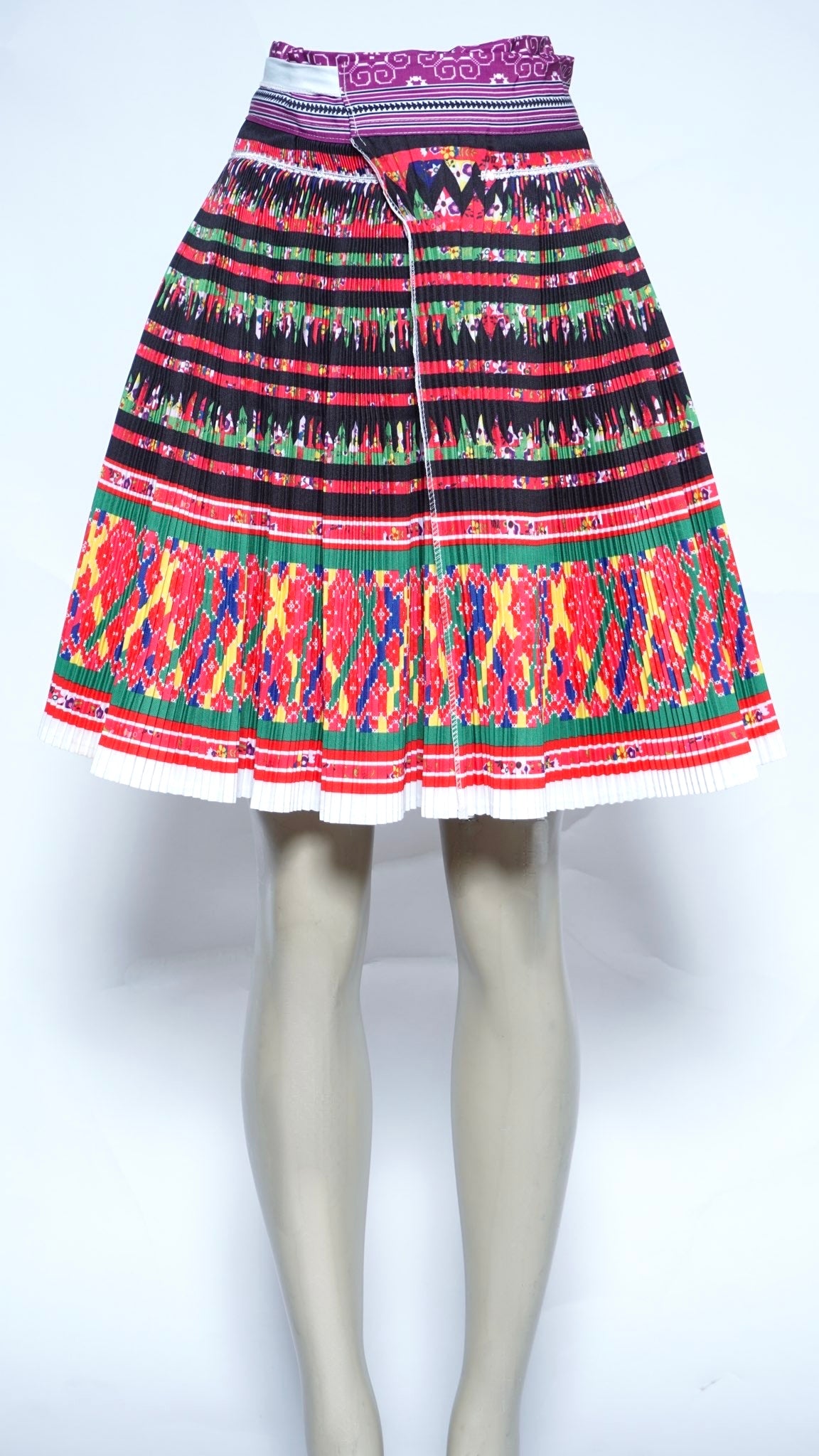 Printed X Floral Patterns Skirt