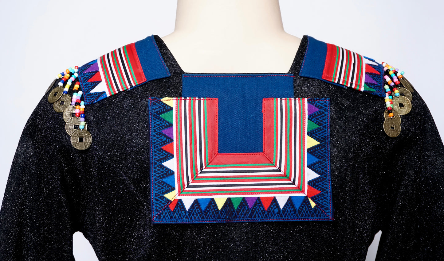 (NEW) Hmong Hill Tribe Crop Top (36")