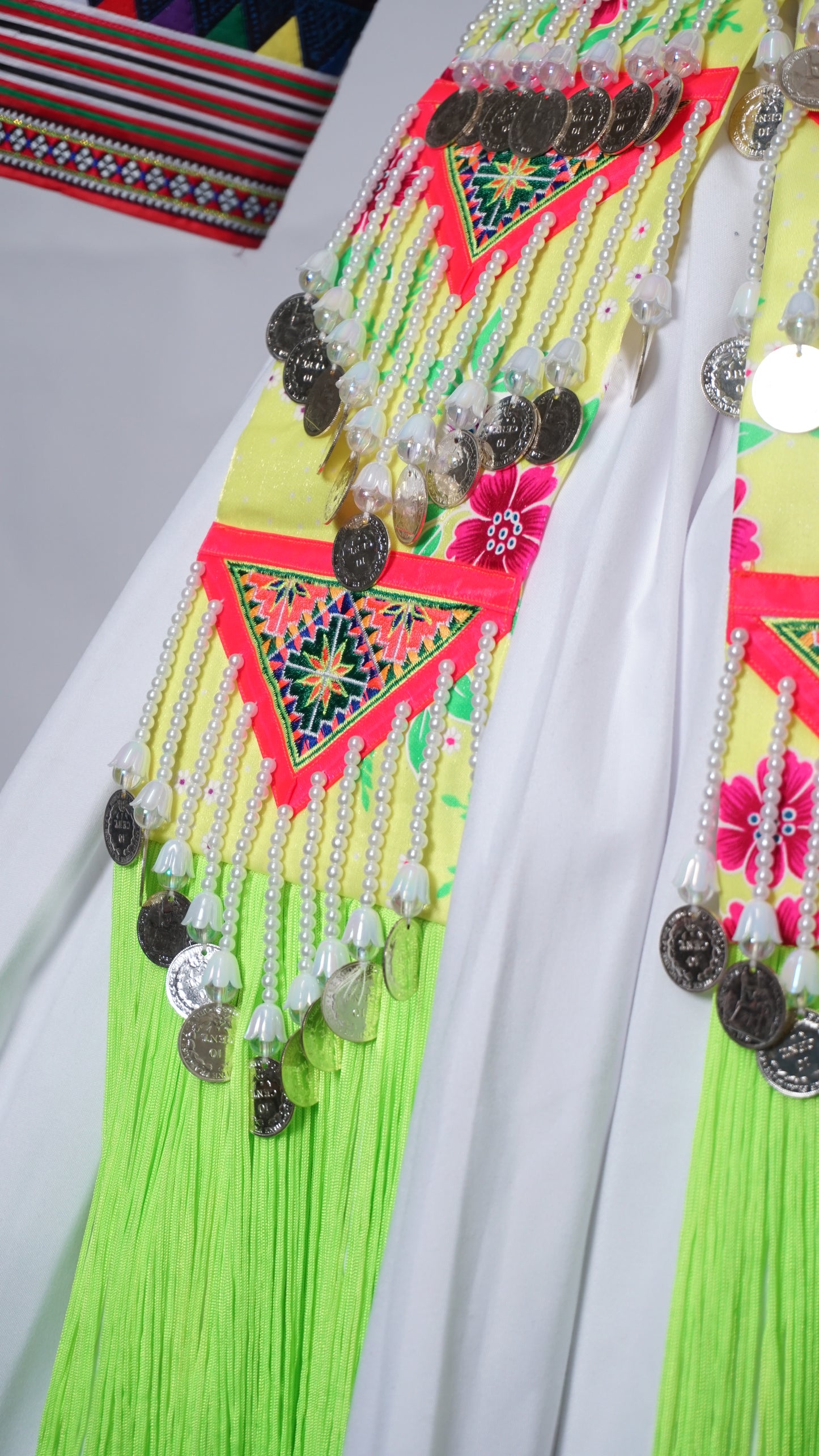 Neon Yellow Floral Hlab Siv Money- Diamond