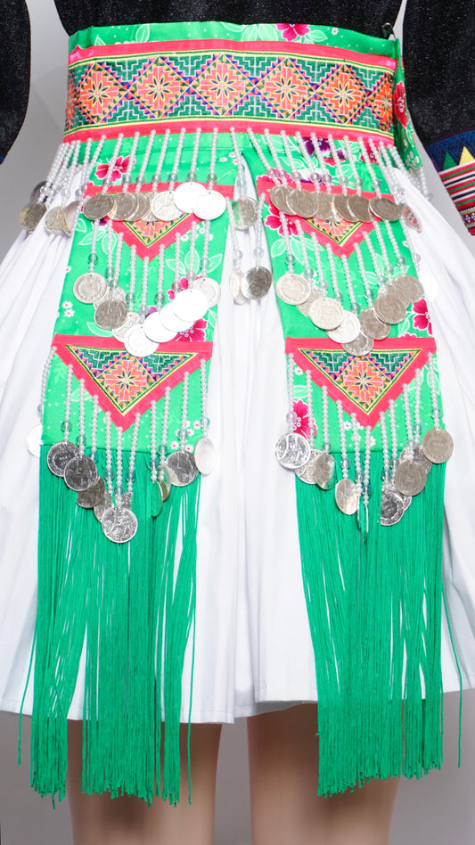 Green Floral Hlab Siv Money- Diamond