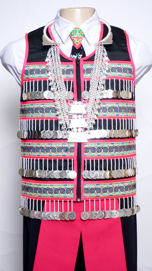 Machine Sew Money Vest-Pink