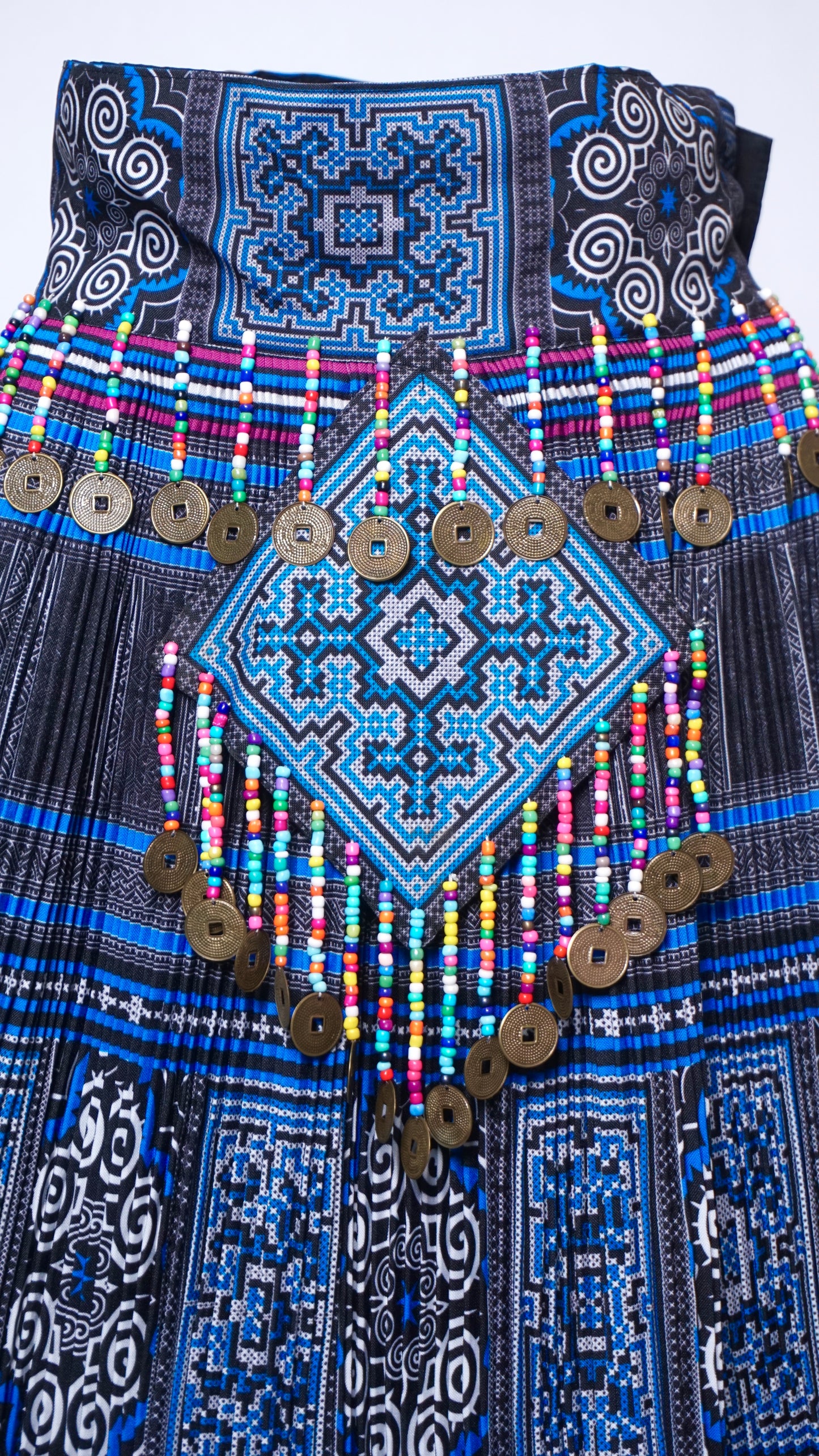 Printed Skirt Blue
