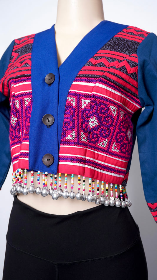 (NEW) Hmong Hill Tribe Crop Top (38")