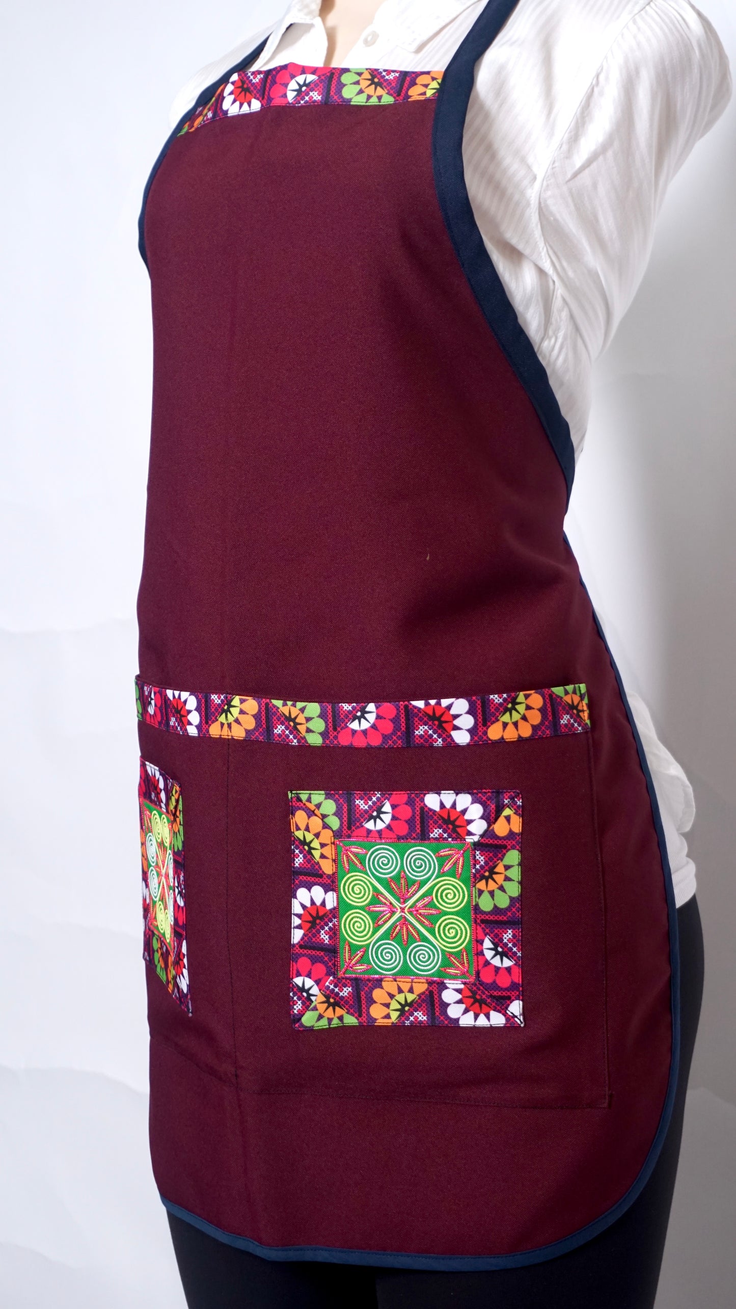 Apron-Burgundy