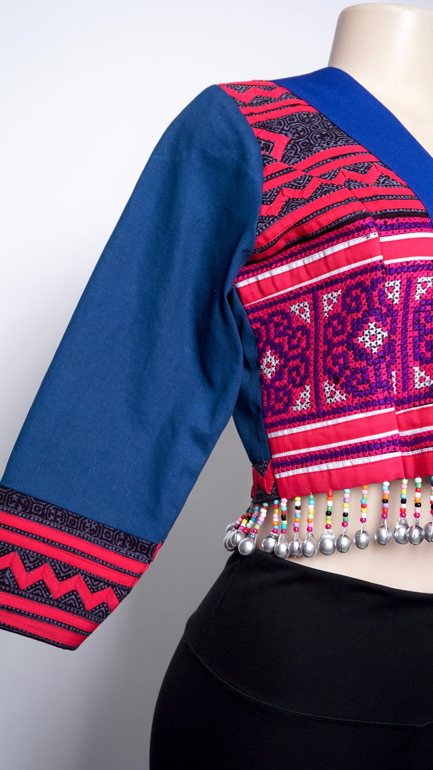 (NEW) Hmong Hill Tribe Crop Top (38")