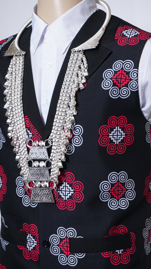 Printed Hmong Vest