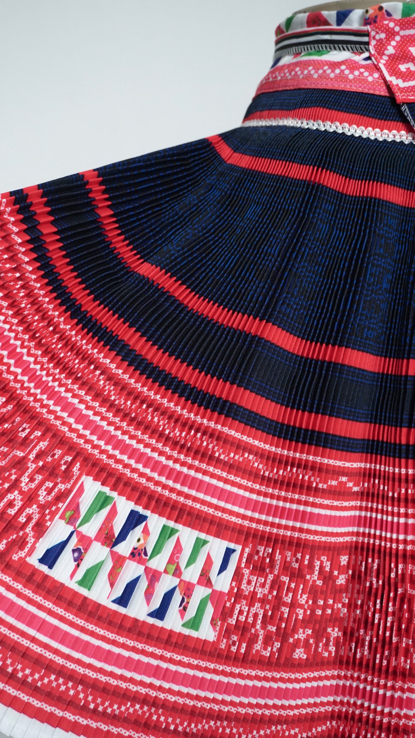 Printed Floral Fan Skirt