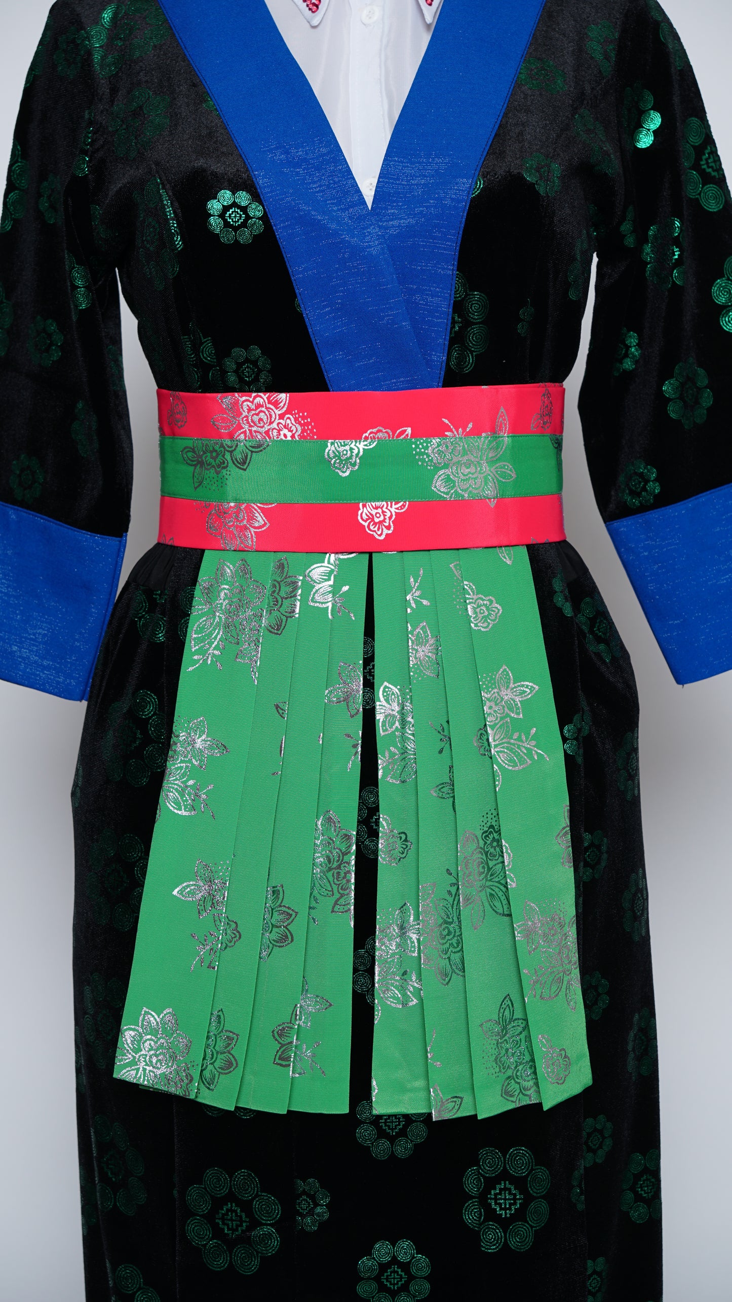 2 Piece Hlab Siv- Green Pink Floral