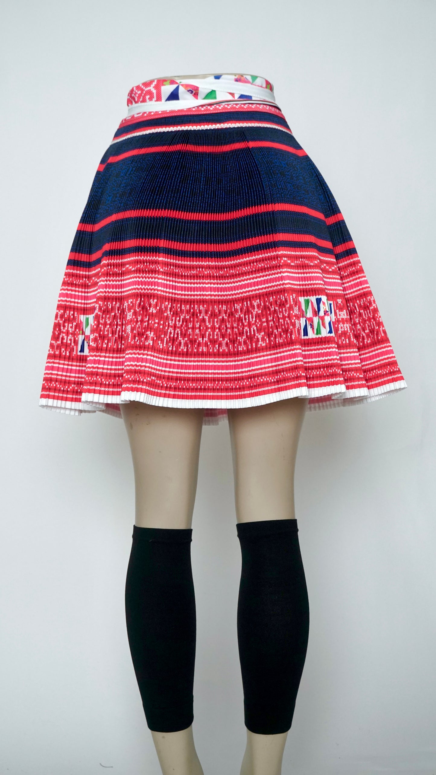 Printed Floral Fan Skirt
